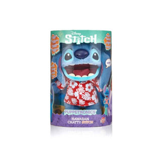 Wow stuff disney stitch peluche hawaïenne chatty stitch 30 cm + son