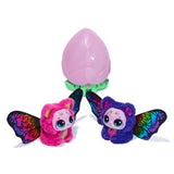 Hatchimals bloomables - kittyfly - jouet interactif et fleur avec révélation et transformation répétables, plus de 100 sons et réponses (les styles varient)