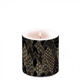 Bougie d'ambiance arbres de luxe noir