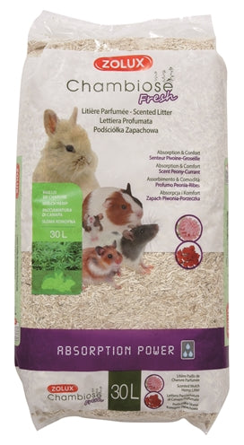 Zolux fibre de chanvre parfum frais pivoine groseille