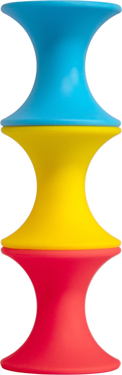 Ensemble tulu Moluk 3 pièces couleurs primaires diam.5cm, en boîte, 0+