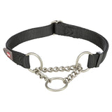 Trixie collier pour chien collier demi-glissant premium noir