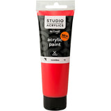 Peinture acrylique Creall Studio, semi-opaque, vermillon (10), 120 ml 1 flacon