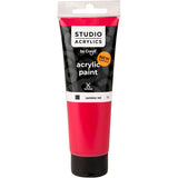 Peinture acrylique Creall Studio, opaque, rouge carmin (12), 120 ml 1 flacon
