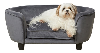 Verzaubertes Haustier Zauberer Hundekorb Sofa Coco dunkelgrau