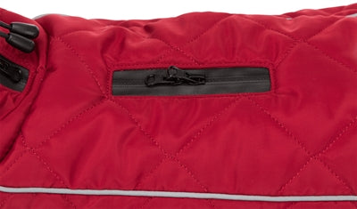 Trixie manteau pour chien minot rouge - rembourré, doublé polaire, 33 cm