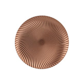 Assiette de base Decoris cognac ø33xh1,5cm