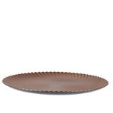 Assiette de base Decoris cognac ø33xh1,5cm