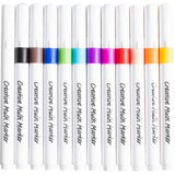 Creativ company marqueur multi créatif, largeur de trait 4 mm, différentes couleurs, 12 pièces 1 boîte