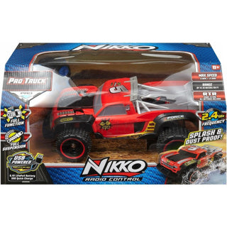 Nikko rc camion de course rouge noir