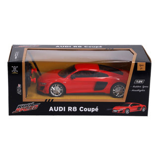 RC Audi R8 coupé rouge échelle 1:24