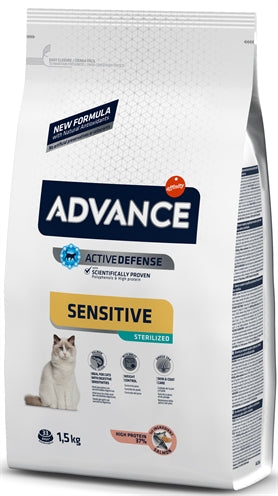 Advance Cat sterilizovaný citlivý losos