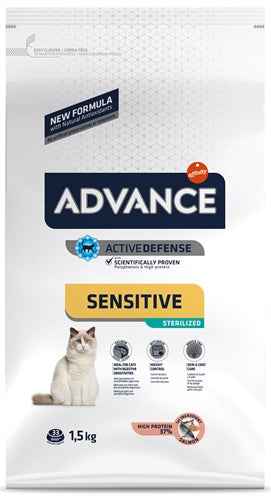 Advance Cat sterilizovaný citlivý losos