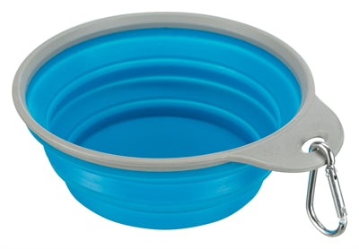 Trixie bol à nourriture bol à boire voyage solide bord silicone assorti