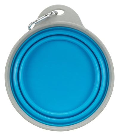 Trixie bol à nourriture bol à boire voyage solide bord silicone assorti