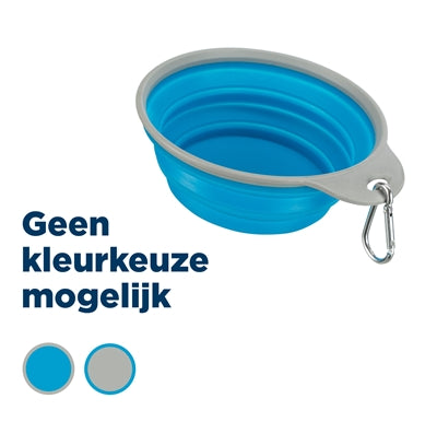 Trixie bol à nourriture bol à boire voyage solide bord silicone assorti
