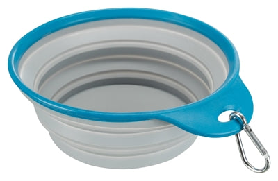 Trixie bol à nourriture bol à boire voyage solide bord silicone assorti