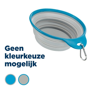 Trixie bol à nourriture bol à boire voyage solide bord silicone assorti