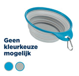 Trixie bol à nourriture bol à boire voyage solide bord silicone assorti