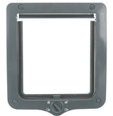 Trixie 4-way cat flap with tunnel gray