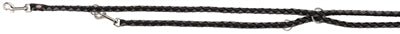 Trixie cavo laisse pour chien réglable noir gris