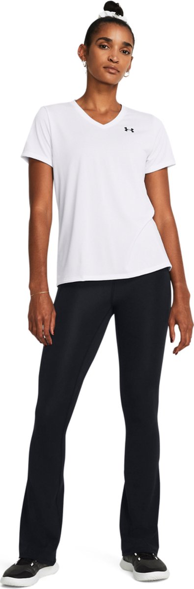 Under armour tech ssv - chemise de sport femme solid-wht - blanc - noir
