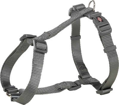 Trixie harnais pour chien premium h-harnais gris