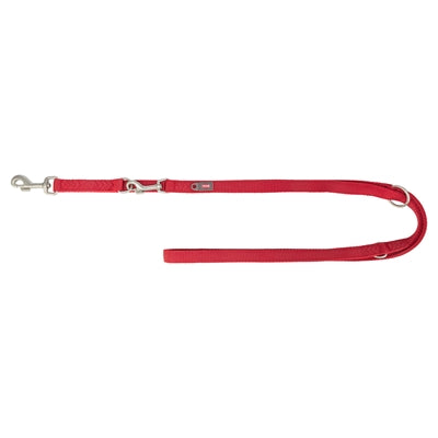 Trixie laisse pour chien premium double couture réglable rouge