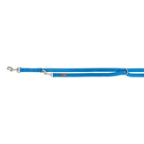 Laisse pour chien Trixie premium double couture réglable bleu royal