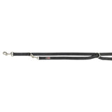 Trixie laisse pour chien premium double couture réglable noir