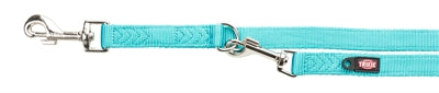 Trixie Dog Leash Premium Double-Stitched Adtingable Ocean Blue