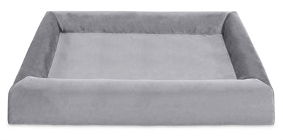 Bia royal velvet cover for dog bed gray