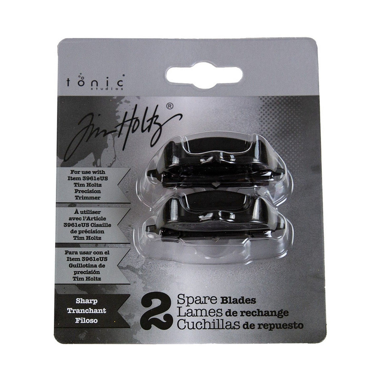 Tonic Studios • Lot de 2 lames de rechange pour tondeuse de précision Tim Holtz