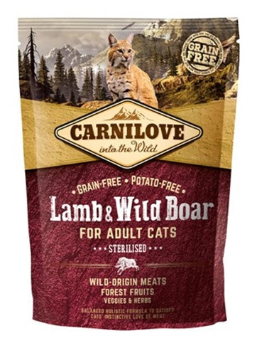 Carnilove Lamb Wild Boar Sterilized