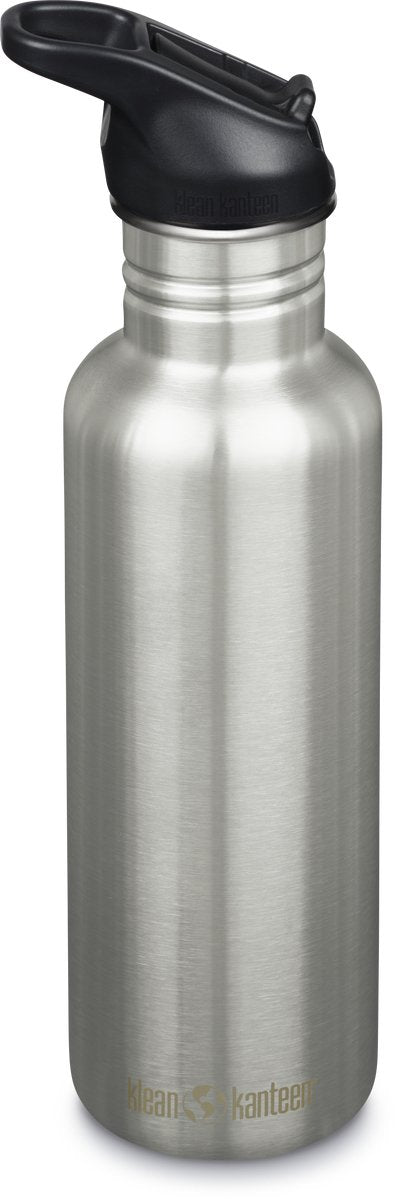 Gourde Klean Kanteen - classique - bouchon sport avec rabat - acier inoxydable brossé - 800 ml