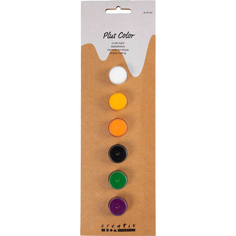 Creativ company plus color peinture acrylique couleurs d'Halloween - 6x5ml.