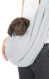Trixie sac ventral pour chien junior gris clair vert menthe