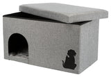 Trixie maison pour chat Kimy gris