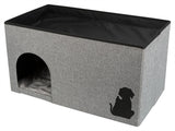 Trixie maison pour chat Kimy gris