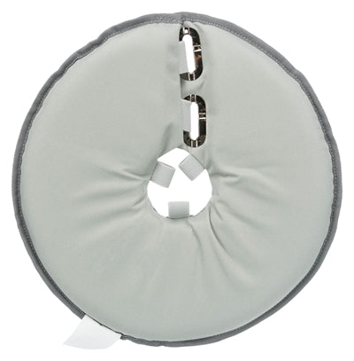Trixie collier de protection en caoutchouc mousse gris