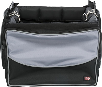 Trixie panier de vélo pour guidon nylon noir gris