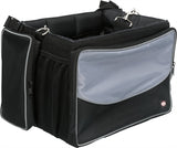 Trixie panier de vélo pour guidon nylon noir gris