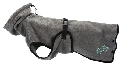Trixie peignoir chien éponge gris