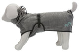 Trixie peignoir chien éponge gris