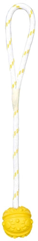 Trixie balle sur corde caoutchouc naturel flottant vert lime