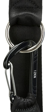 Passant de ceinture de voiture universel Trixie avec mousqueton noir