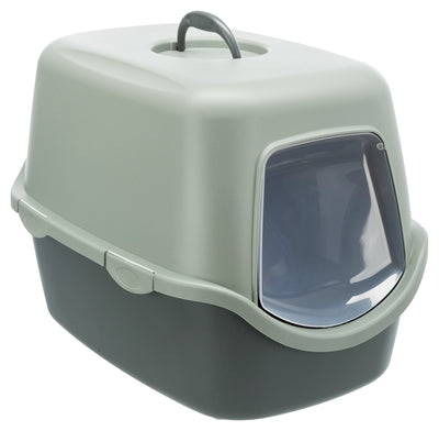 Trixie Be Eco Recycled Litter Box Vico med Hood Anthracite Green