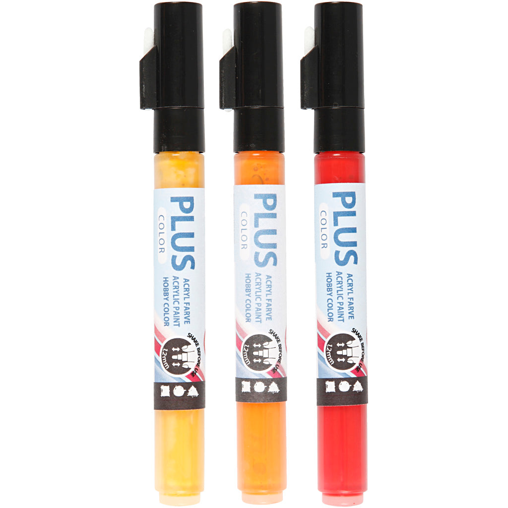 Https : www.ccobby.nl plus-color-marker-l-14-5-cm-épaisseur de ligne-1-2-mm-various-colors-5-5-ml-3-piece-1-box
