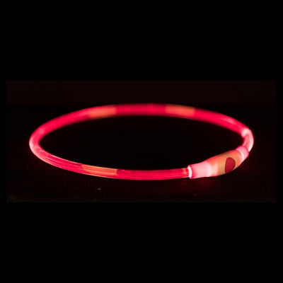 Trixie collier lumineux lampe flash USB rechargeable TPU multi
