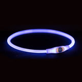Trixie collier lumineux lampe flash USB rechargeable TPU multi